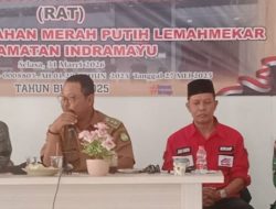 Babinsa Koramil 1601/Indramayu Hadiri Pembukaan RAT KDKMP Kelurahan Lemahmekar Tahun Buku 2025