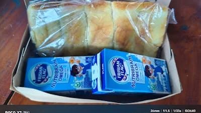 Skandal MBG B3 Tamba’an!!! Anggaran Rp32 Ribu Diduga Dipangkas,Untuk 4Hari Penerima Hanya Dapat Susu dan Roti