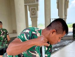 Ratusan Personel TNI Bersihkan Asrama Haji Jelang Pelaksanaan Haji 2026