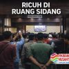 Demo LBH Madas Sedarah Berujung Ricuh di Dalam Ruang Persidangan Sampang