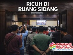 Demo LBH Madas Sedarah Berujung Ricuh di Dalam Ruang Persidangan Sampang
