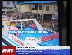 Kapal Tenggiri Disorot: Jerigen BBM, Izin Kedaluwarsa, 3 Pelaku Diamankan Polda Kepri   
