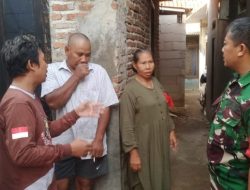 Babinsa Koramil 1601/Indramayu Pererat Silaturahmi Lewat Komsos Bersama Warga Bojong Sari