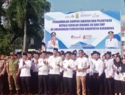 Pemkab Karawang Lantik Kepala Sekolah, Tindaklanjuti Regulasi Nasional