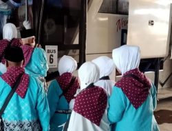 Kodim 0616/Indramayu Monitoring dan Amankan Keberangkatan Calhaj Kloter 5 Asal Cirebon