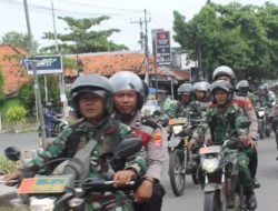 Sinergitas TNI–Polri Menguat, Patroli Gabungan Kodim 0616 dan Polres Indramayu Jaga Kondusifitas May Day