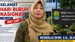 Disnakertrans Karawang Gaungkan Semangat May Day 2026, Dorong Kesejahteraan dan Harmoni Dunia Kerja