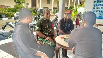 Mempererat Silaturrahmi, Anggota Koramil 1601/Indramayu Laksanakan Komsos Bersama Warga Binaan 