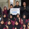 Tempuh Puluhan Kilometer Sambil Riding, Fungsi Produksi 1 Kilang Pertamina Balongan Santuni Anak Yatim Piatu di Majalengka