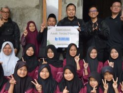 Tempuh Puluhan Kilometer Sambil Riding, Fungsi Produksi 1 Kilang Pertamina Balongan Santuni Anak Yatim Piatu di Majalengka