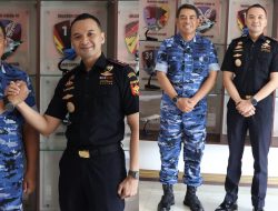 Pererat Kolaborasi dan Koordinasi, Danlanud Sam Ratulangi Sambut Kunjungan Silaturahmi Kepala Bea Cukai Manado