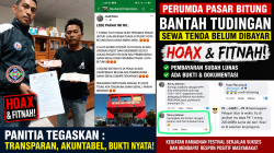 Panitia Ramadhan Festival Perumda Pasar Bitung Tegas Bantah Isu Tunggakan Sewa Tenda, Sebut Informasi Menyesatkan dan Tidak Berdasar