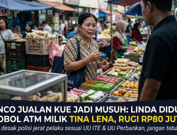 KONCO JUALAN KUE JADI MUSUH: LINDA DIDUGA BOBOL ATM MILIK TINA LENA, RUGI RP80 JUTA
