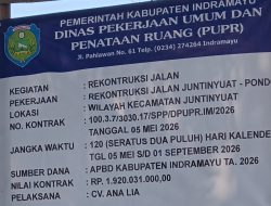 Masyarakat Sambut Antusias Perbaikan Jalan Juntinyuat–Pondoh,Oleh CV ANA LIA Dukung Mobilitas dan Perekonomian Warga