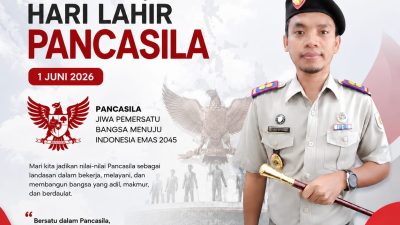 Kantor Pertanahan Kota Pekalongan Mengucapkan Selamat Hari Lahir Pancasila 1 Juni 2026