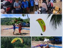 TNI AU Lanud Sam Ratulangi dan Fasi Sulut Gelar Latihan Penyegaran Paramotor-Paralayang di Desa Wisata Dunu