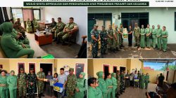 Sambut HUT ke-68, Pangdam XIII/Merdeka Salurkan Bantuan untuk Keluarga Prajurit di Sulawesi Utara