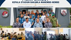 Pisah Sambut Kepala Stasiun Bakamla Manembo-Nembo, Regenerasi Kepemimpinan Perkuat Keamanan Maritim di Bitung