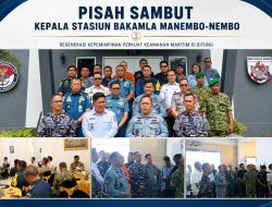 Pisah Sambut Kepala Stasiun Bakamla Manembo-Nembo, Regenerasi Kepemimpinan Perkuat Keamanan Maritim di Bitung