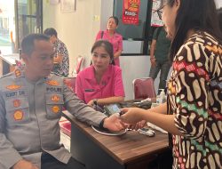 Polres Bitung Laksanakan Donor Darah Massal Sinergi TNI-Polri-Bhayangkari Dukung Stok Darah Kota Bitung