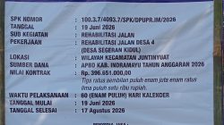 Rehabilitasi Jalan Desa 4 Segeran Kidul Tuntas, Warga Apresiasi CV ARJUNA PANCA PERKASA
