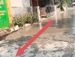 Proyek Pengecoran Jalan Aspirasi DEWAN IRFAN GERINDRA DIDUGA KUAT ASAL-ASALAN