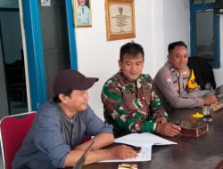 Komsos Babinsa Koramil 1605/Sukagumiwang Pererat Sinergi dengan Pamong dan Warga Desa Gedangan