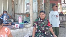 Komsos Babinsa Koramil 1601/Indramayu Pererat Kedekatan dengan Warga Desa Gelarmandala, Dukung Ketahanan Pangan