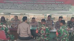 Silaturahmi Perkuat Sinergitas TNI-Polri, Kapolsek Juntinyuat Kunjungi Koramil 1609/Juntinyuat