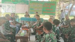 Perkuat Sinergitas TNI-Polri, Kapolsek Sukagumiwang Silaturahmi ke Koramil 1605/Sukagumiwang
