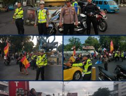 Polres Bitung Kerahkan Personel Gabungan Amankan Nobar Final Piala Dunia