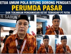 Ketua Umum POLA Bitung Dorong Penguatan Perumda Pasar dan Tekankan Pengawasan Ketat terhadap PT Futai
