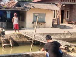 PEMBANGUNAN JEMBATAN PERINTIS GARUDA TAHAP VI DIMULAI DI DESA PAMAYAHAN, KODIM 0616/INDRAMAYU