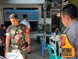 Koramil 1601/Indramayu Monitoring Pelayanan Kesehatan Masyarakat Ring 1 PT KPI RU VI Balongan