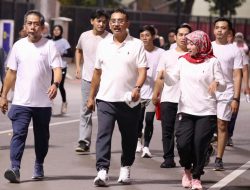 Rehat Sejenak dari Aktivitas Kantor, Kementerian ATR/BPN Adakan Slow Run Rutin Sepulang Kerja