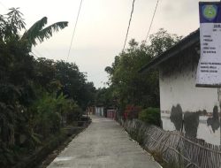 Masyarakat Desa Juntinyuat Apresiasi CV PUTRA MIZAN, dan Terima kasih Kepada Bupati Lucky Hakim–Syaifuddin dan H. Ibnu Rismansyah atas Realisasi Jalan Desa