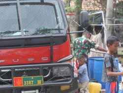 Kodim 0616/Indramayu dan BPBD Salurkan 10.000 Liter Air Bersih untuk Warga Terdampak Kekeringan di Krangkeng