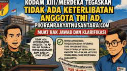 Kodam XIII/Merdeka Tegaskan Tidak Ada Keterlibatan Anggota TNI AD, PikiranRakyatNusantara.com Muat Hak Jawab dan Klarifikasi