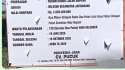 Masyarakat Apresiasi CV PUCUK Rekonstruksi Jalan Ampera,Ekonomi Membaik