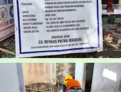 Penataan Halaman Kantor Satpol PP dan Damkar Indramayu Dimulai,CV REYHAN PUTRA MANDIRI Acuan CV Se-Indramayu