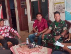Pererat Silaturahmi, Babinsa Sukagumiwang Gelar Komsos Bersama Warga dan Pamong Desa Cibeber
