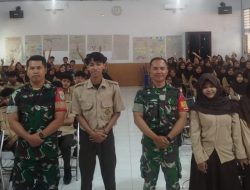 Koramil 1601/Indramayu Tanamkan Semangat Bela Negara kepada Pelajar SMKN 1 Balongan