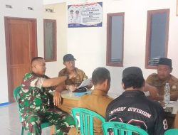 Babinsa Koramil Lohbener Komsos Bersama Pemerintah Desa Bojongslawi, Ajak Tingkatkan Pengawasan Anak