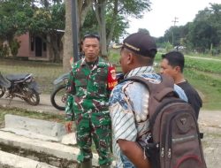 Babinsa Koramil 1605/Sukagumiwang Perkuat Komsos dengan Warga Desa Cadangpinggan