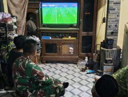 Nobar Piala Dunia 2026, Koramil 1605/Sukagumiwang Pererat Silaturahmi dengan Masyarakat
