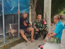 Babinsa Koramil Lohbener Komsos Bersama Warga, Perkuat Sinergi dan Keamanan Wilayah
