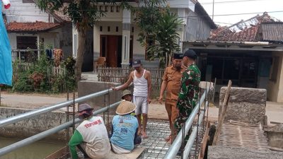 Pembangunan Jembatan Perintis Garuda Tahap VI di Desa Pamayahan Capai Progres 55 Persen