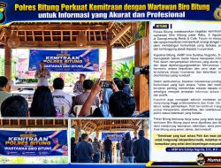 Polres Bitung Perkuat Kemitraan dengan Wartawan Biro Bitung untuk Informasi yang Akurat dan Profesional