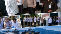 Sinergi Keamanan Dan Pembangunan: Dirpolairud Polda Sulut Dampingi Dirjen Perikanan Tangkap KKP Tinjau Pelabuhan Perikanan Bitung