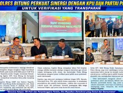 Kapolres Bitung Perkuat Sinergi dengan KPU dan Partai Politik untuk Verifikasi yang Transparan